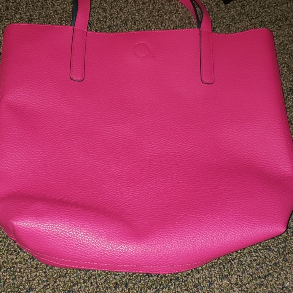 Reversible leather Tote